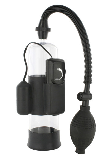 Seven Creations Power Pump, with Vibration, ABS, Clear & Black, 19 cm (7,5 in)