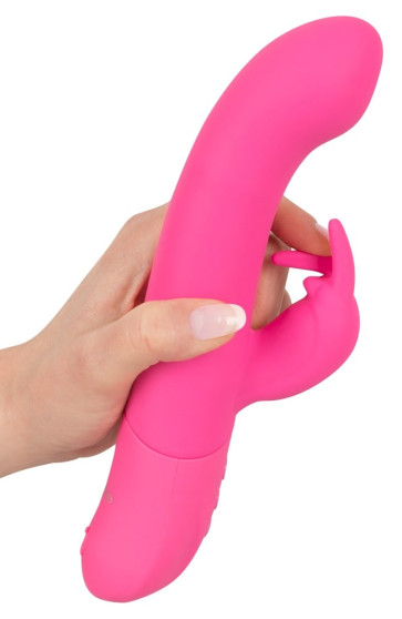 Sweet Smile Rechargeable G-Spot Vibrator, Silicone, Pink, 23,5 cm