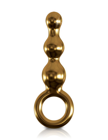 ICICLES GOLD EDITION, Hand Blown Glass Massager (G10), Gold
