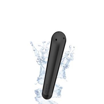 JoyDivision AQUAstick Intimate Douche Attachment with 3 Nozzles, Aluminium, Black, 15 cm (5,9 in), Ø 2 cm (0,8 in)
