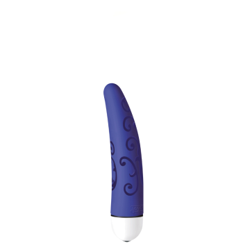 JoyDivision Joystick Velvet, Vibrator, Silicone, Blue, 14,2 cm (5,6 in), Ø 3,9 cm (1,5 in)