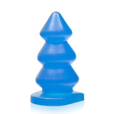 SI IGNITE Triple Bump Plug (X-Large), Vinyl, Blue, 14,50 cm (5,75 in), Ø 6,60 cm (2,60 in)