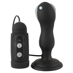 Black Velvets Anal Twist Plug, Silicone, Black, 13,6 cm