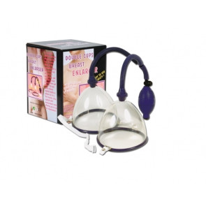 NMC Double Cups Breast Enlarger, Vacuum Pump, PVC