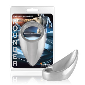 SI IGNITE Teardrop shaped Chrome Pounder Cockring, 4,8 cm (1,88 in)
