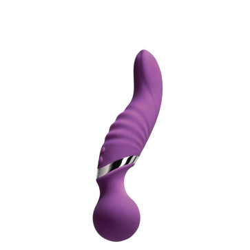 Minds of Love, Love Wave Massager, Silicone, Purple, Insertable 12,5 cm (4,9 in), Ø 5 cm (1,9 in)