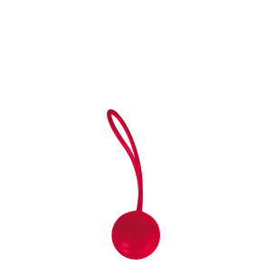 Joyballs Trend Single, Love Balls, Silikomed®, Red, Ø 3,5 cm (1,3 in)