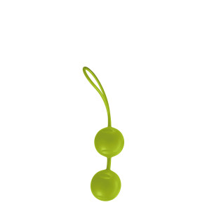 Joyballs Trend Duo, Love Balls, Silikomed®, Green, Ø 3,5 cm (1,3 in)